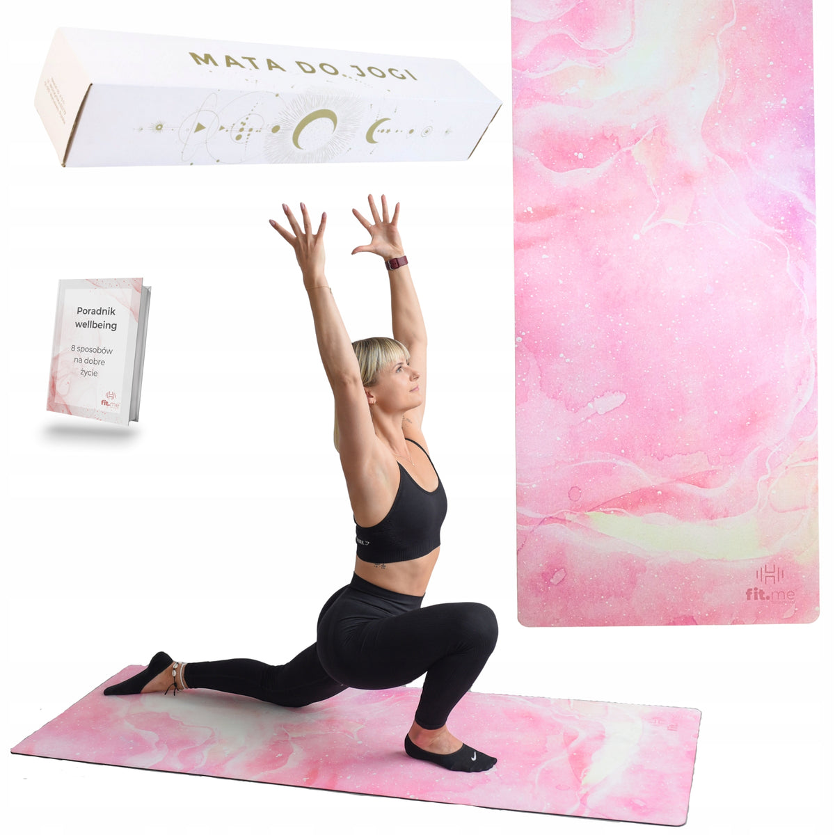 BEAUTIFUL PREMIUM EXERCISE YOGA MAT STABLE SUEDE SOFT 4 MM WITH PATTERN
