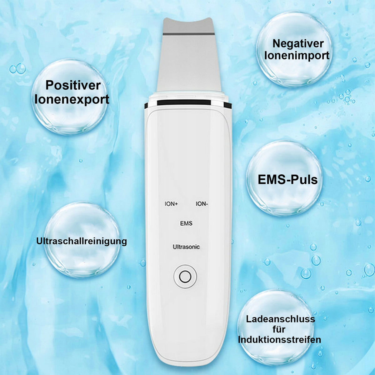 BEAUTY DEVICE ELECTRIC ULTRASONIC PORE CLEANER FACIAL SKIN CARE MACHINE Product weight with unit packaging 0.25 kg