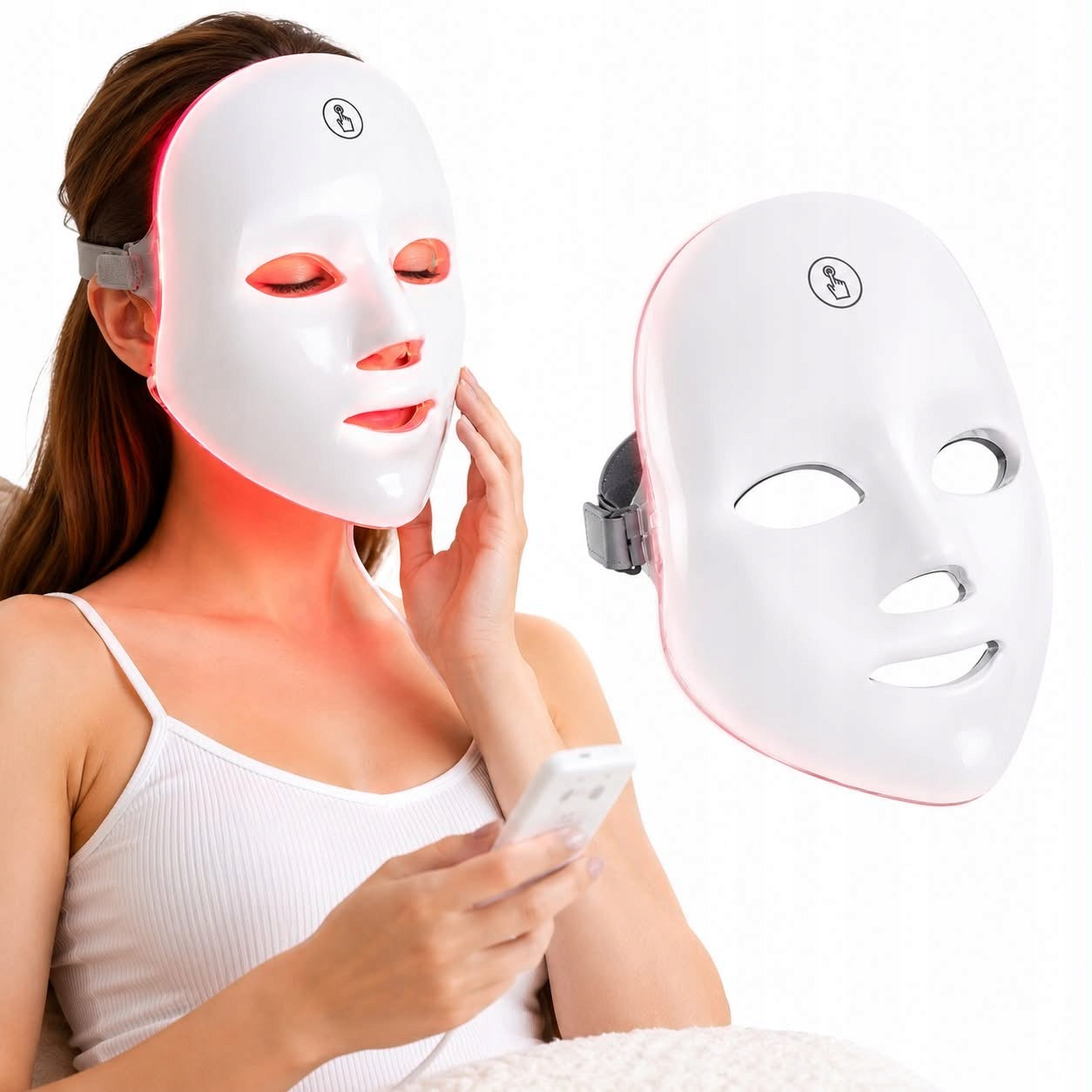 BEAUTY LED MASK FOR WRINKLES ACNE AND FACIAL SKIN CARE RELAXATION