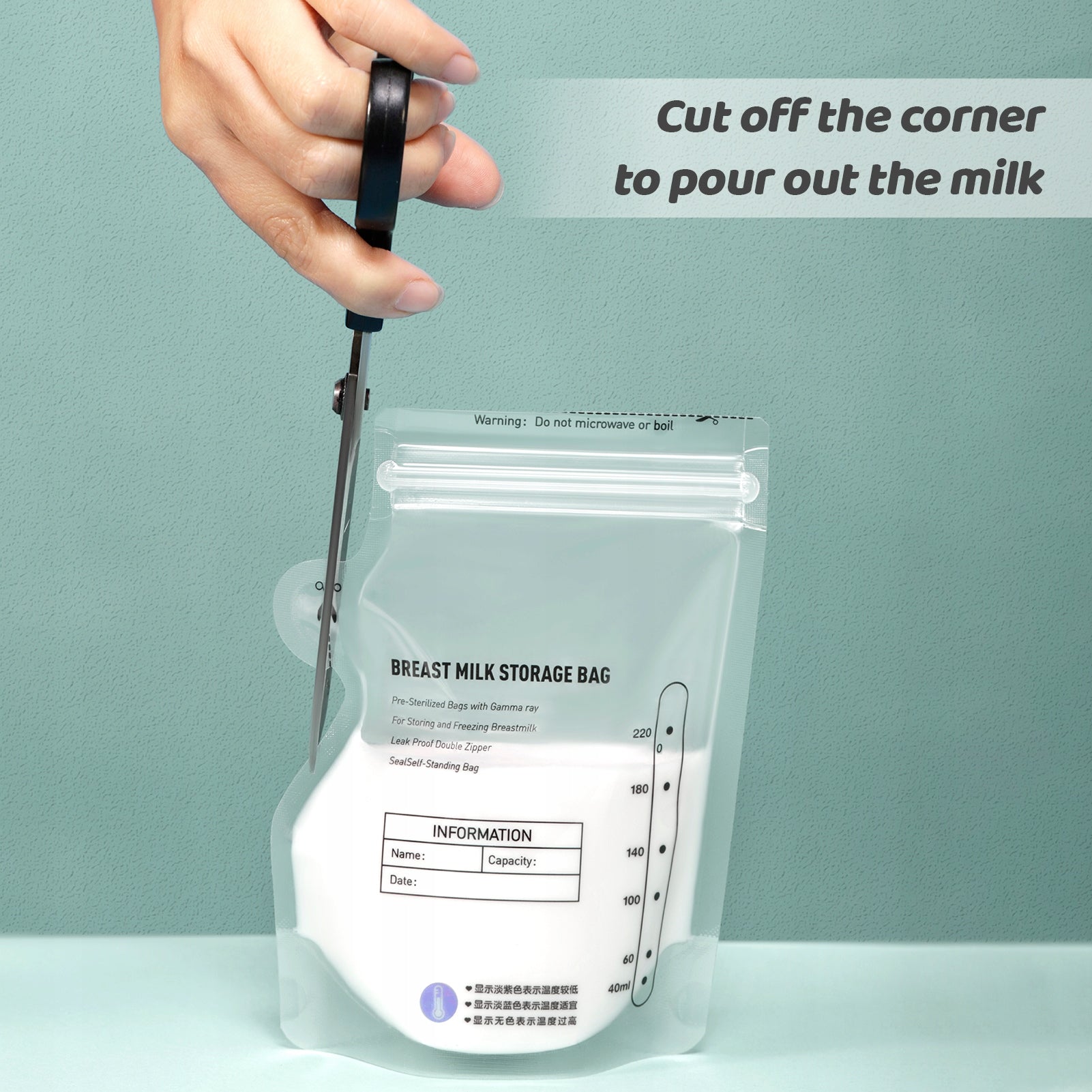 BEBEBAO available milk storage bags 200 ml Milk for JB Medical device no