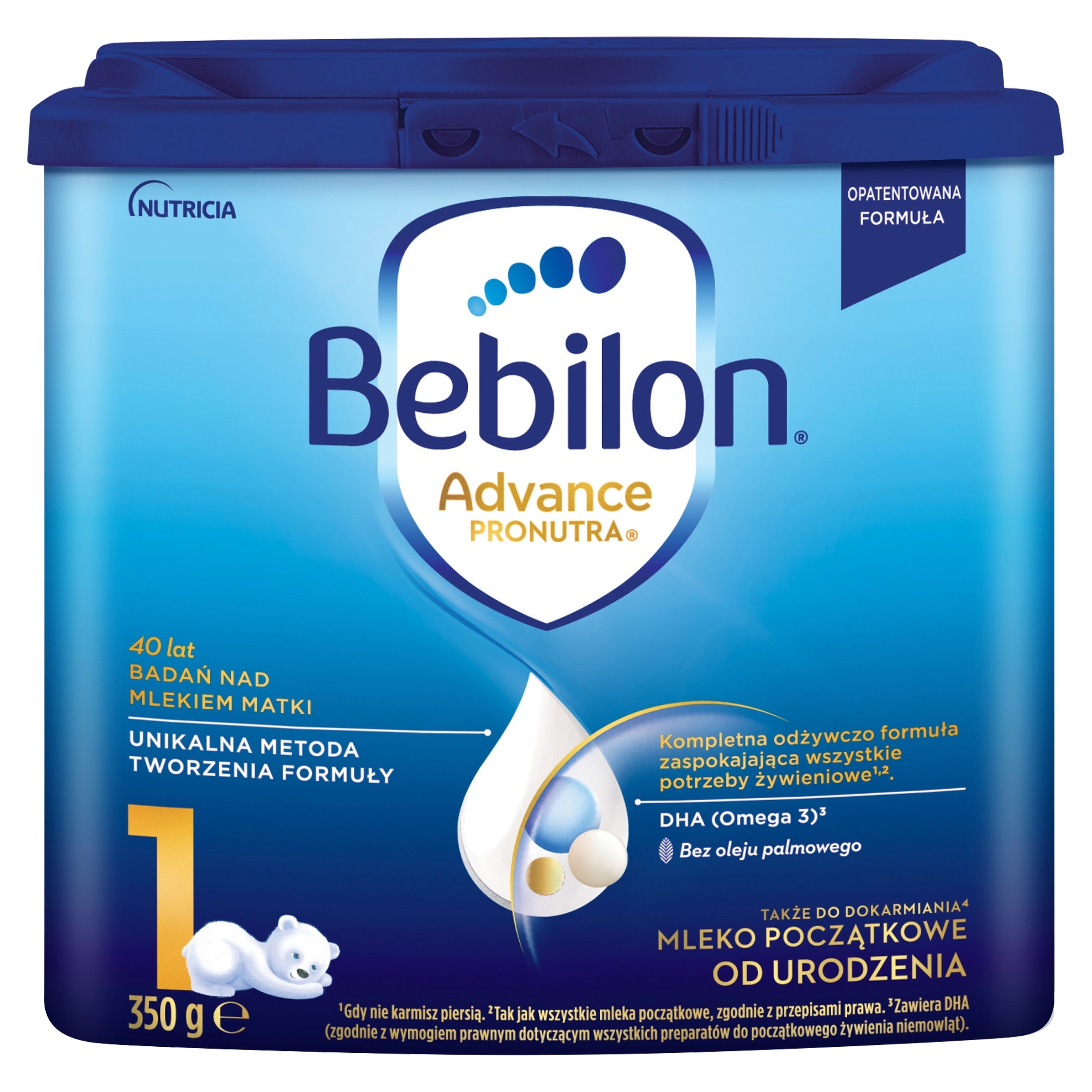 BEBILON ADVANCE PRONUTRA 1 INITIAL MILK FOR BABIES FROM BIRTH 350g Manufacturer code 5900852011344
