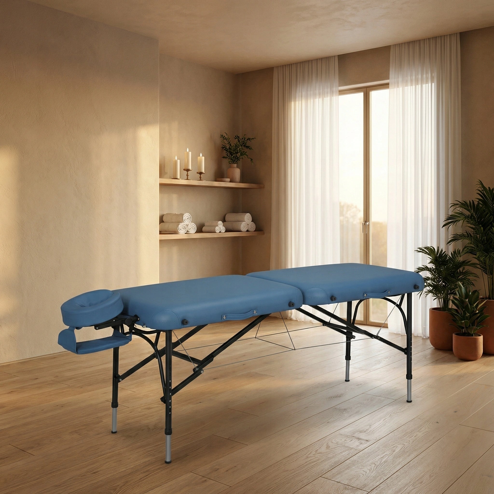 BED MASSAGE TABLE ALUMINUM FOLDING LUNA LIGHT ULTRALIGHT 10KG HABYS Packaging status original