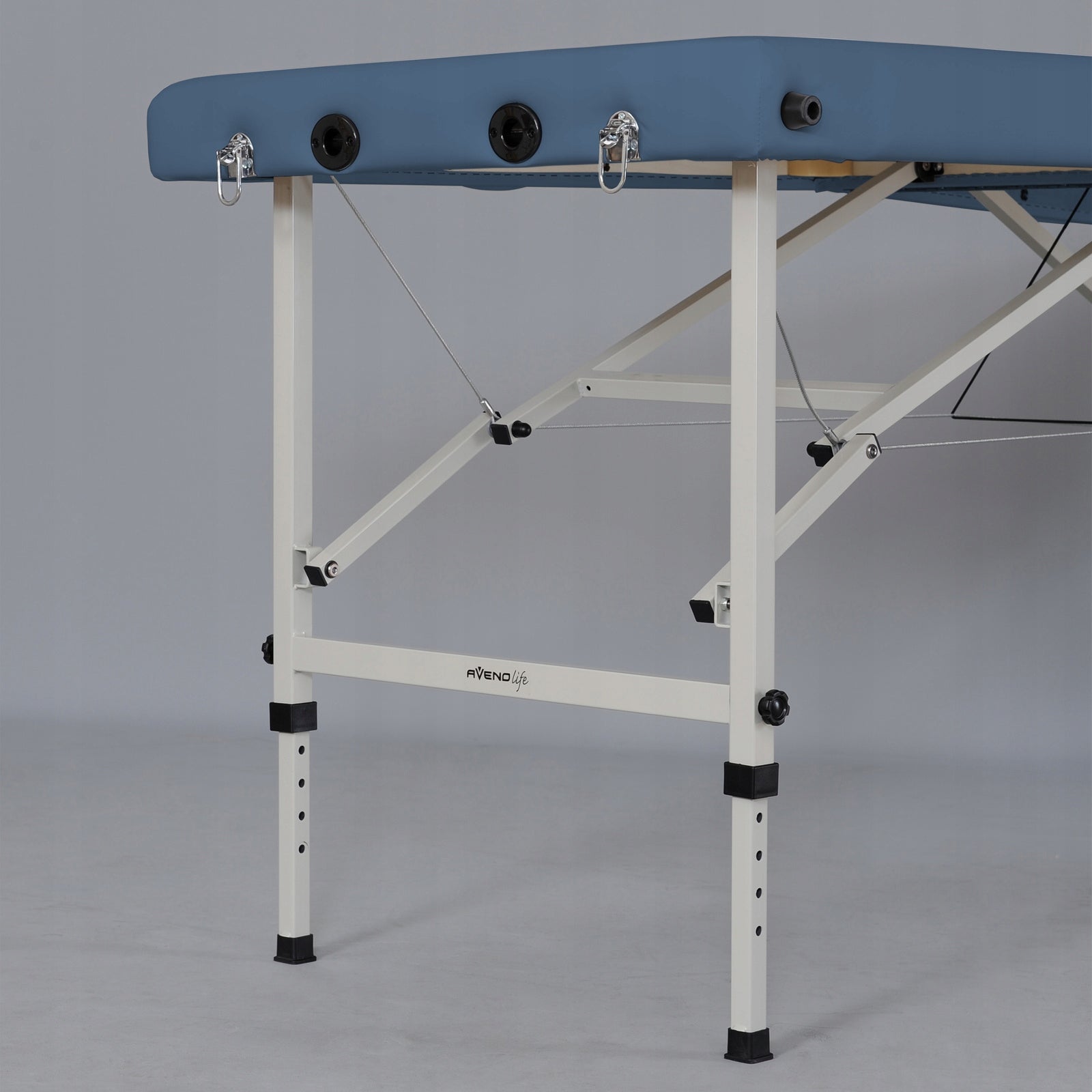 BED MASSAGE TABLE ALUMINUM FOLDING TORINA COVER FOAM 4CM Brand Aveno Life