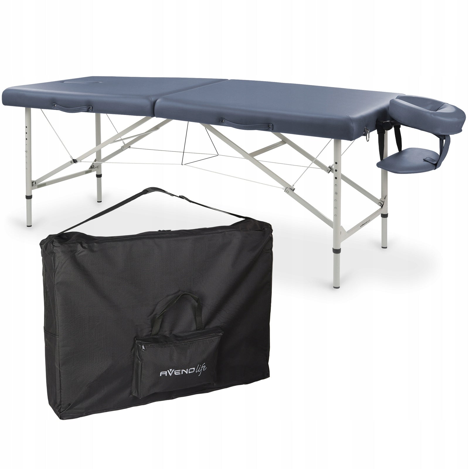 BED MASSAGE TABLE ALUMINUM FOLDING VERONA COVER FOAM 4CM HABYS Medical device yes