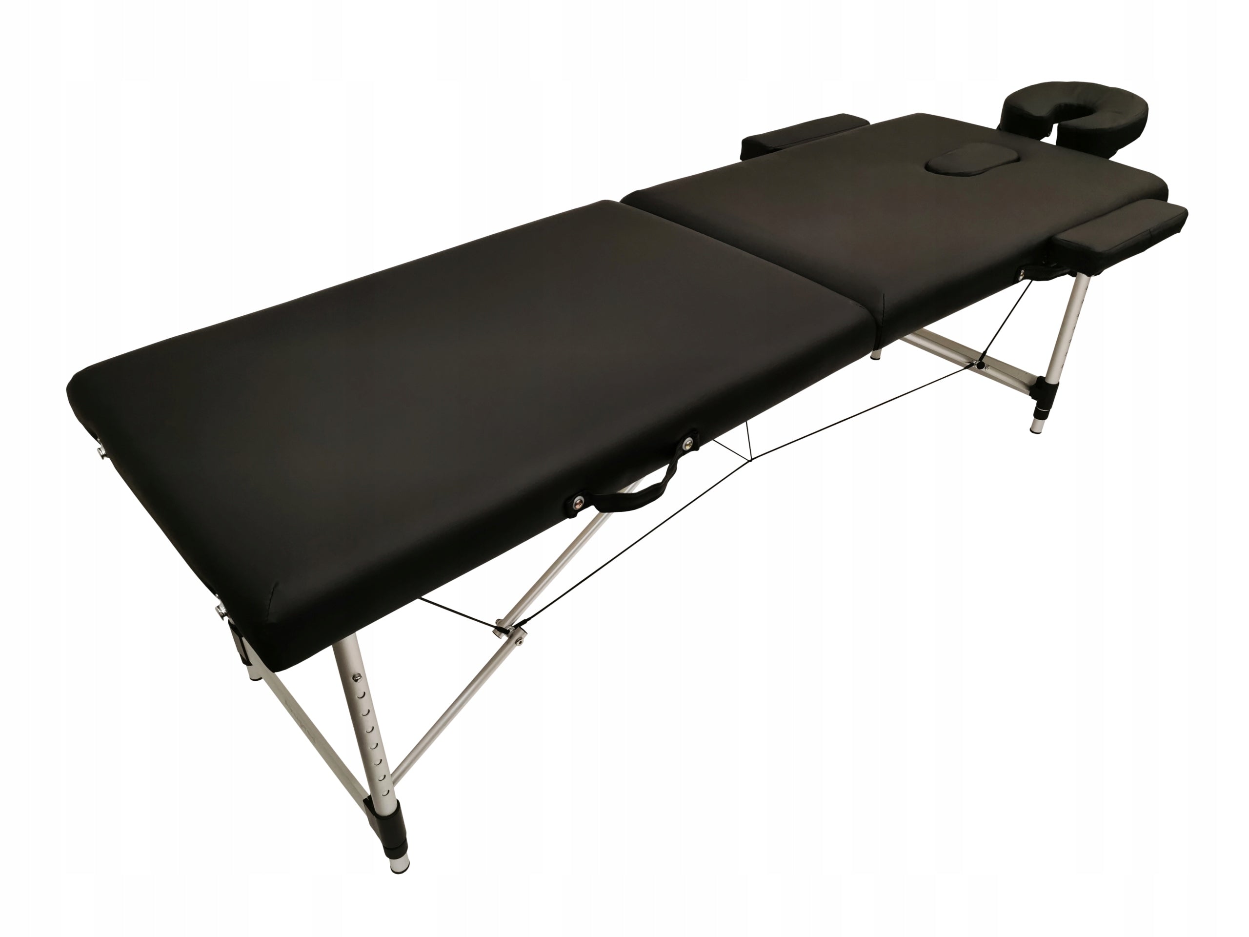 BED MASSAGE TABLE FABIO BLACK FOLDING PORTABLE BAG AKUPRES LIGHT Frame material aluminum