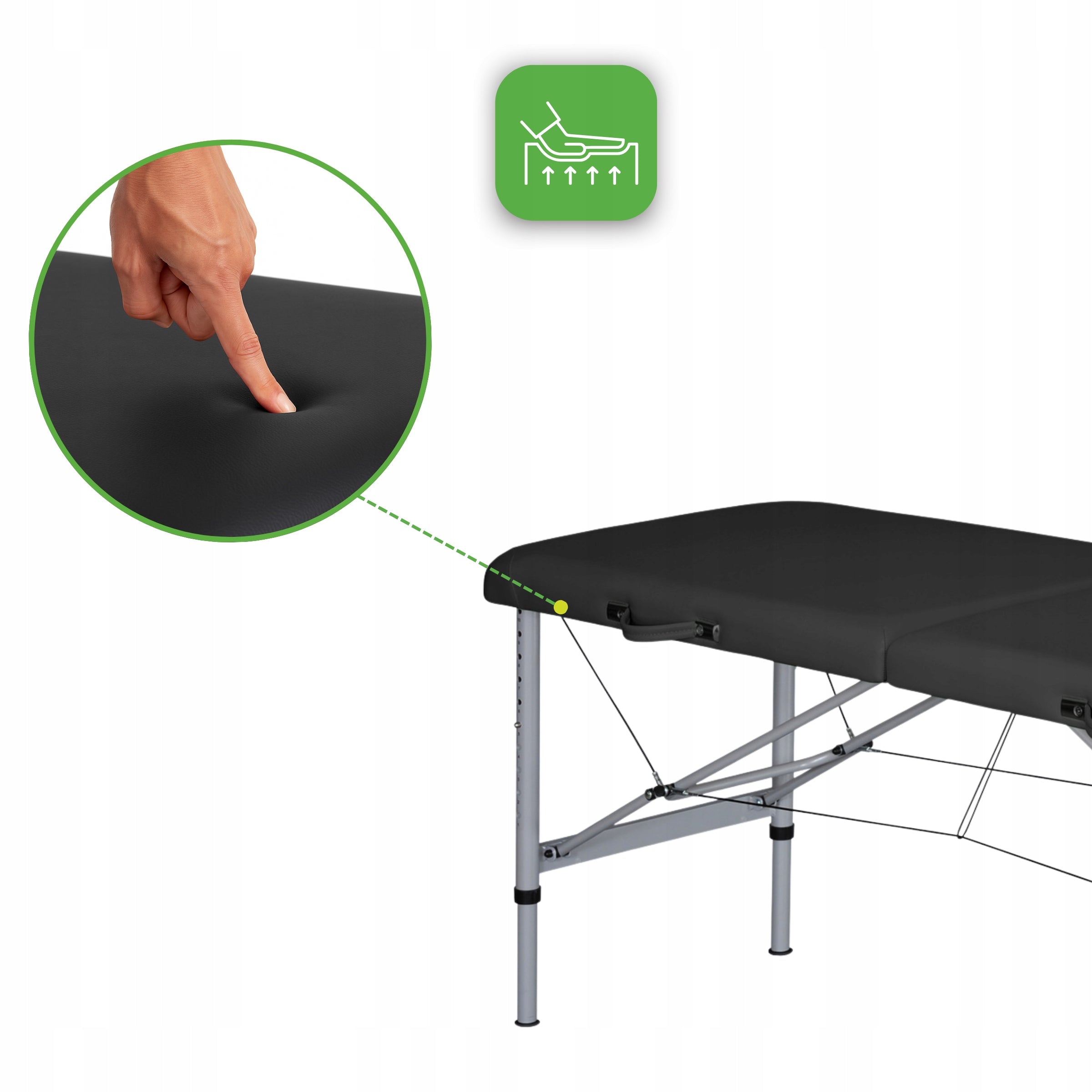 BED MASSAGE TABLE FOLDING ALUMINUM LIGHTWEIGHT DURABLE AERO 70 HABYS Kind folding table