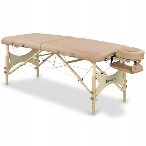 BED MASSAGE TABLE FOLDING WOODEN BELLO ONE COMFORT FOAM 5CM HABYS Color brown