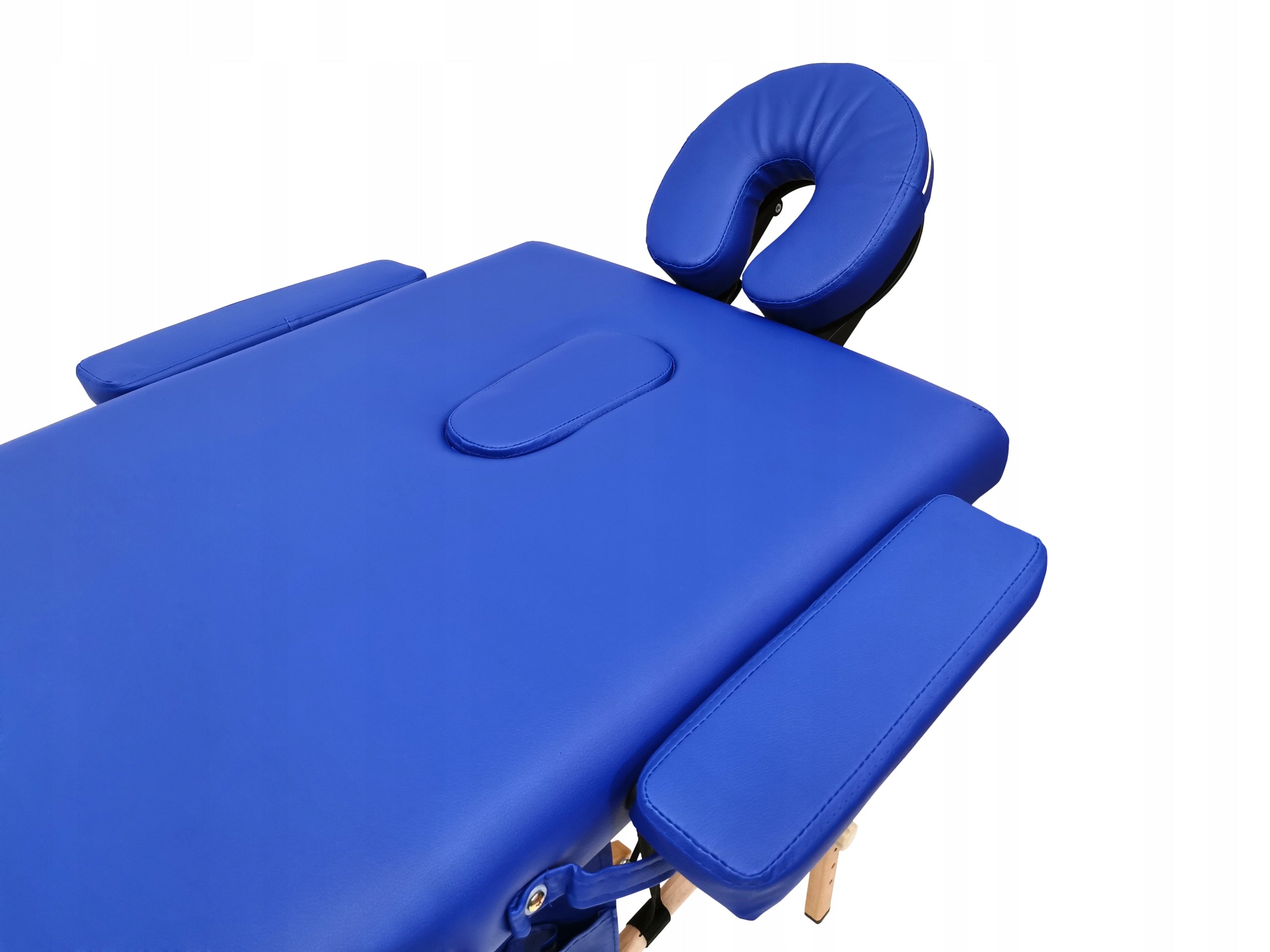 BED MASSAGE TABLE MARCO BLUE FOLDING PORTABLE BAG AKUPRES LIGHT Frame material wood