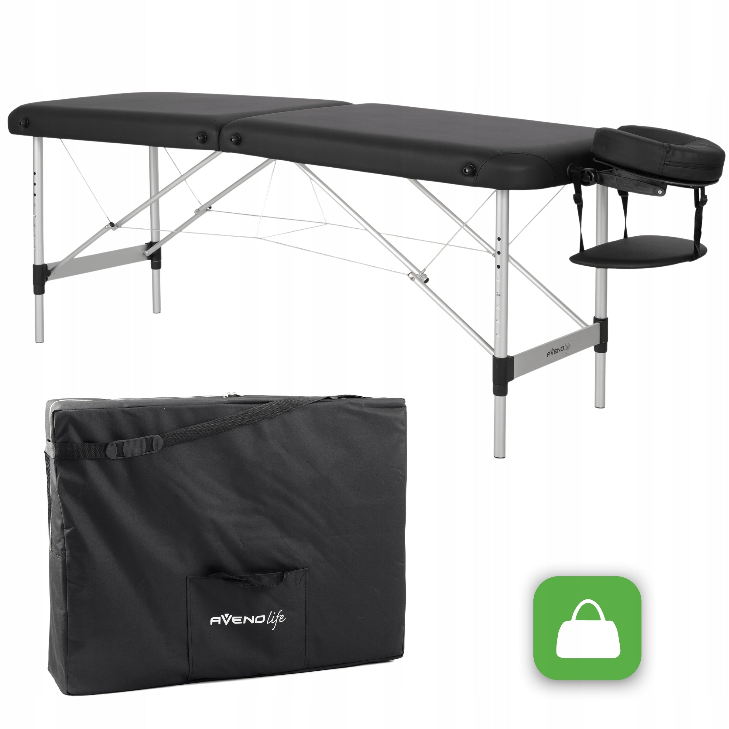 BED MASSAGE TABLE NINA FOLDING PORTABLE COVER HABYS LIGHT 10 KG Authorized representative Habys