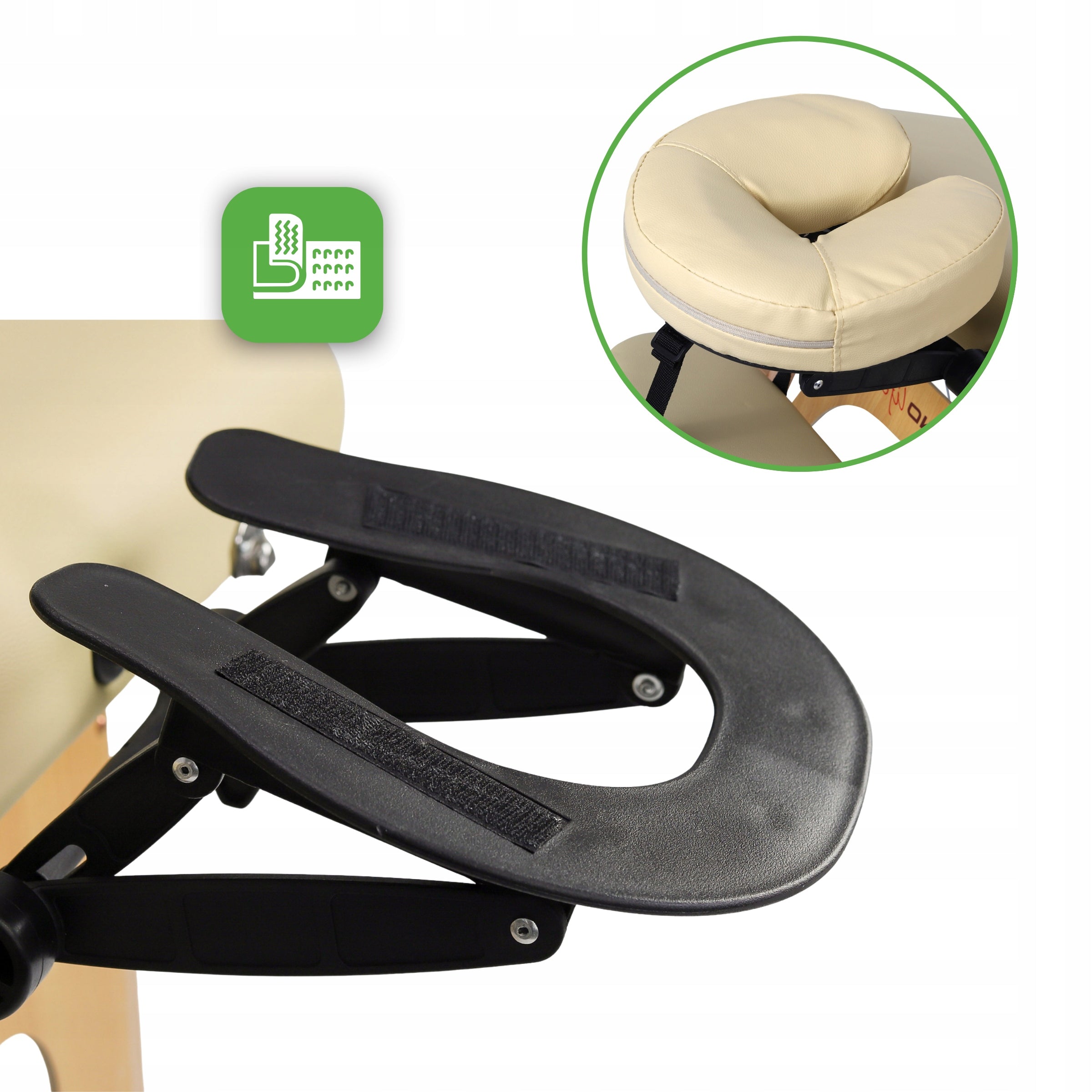 BED MASSAGE TABLE SONIA FOLDING PORTABLE COVER HABYS LIGHT 11 KG Packaging status original