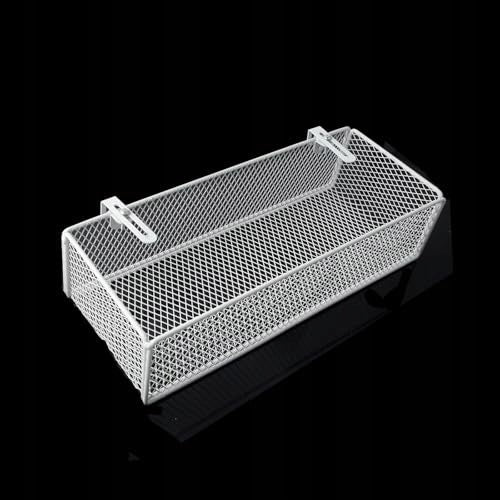 BED ORGANIZER HANGING METAL STORAGE BASKET FOR STUDENTS Color white