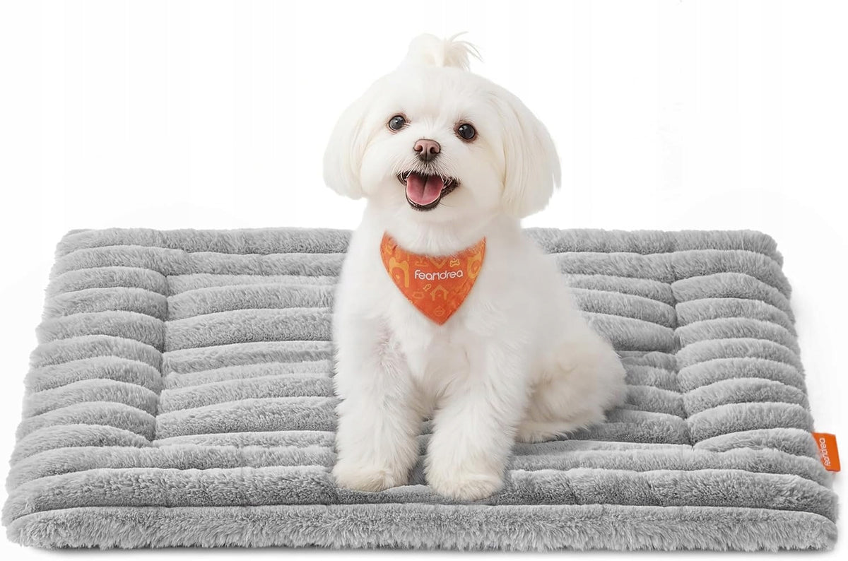 BED PLUSH BLANKET SOFT WATERPROOF FOR ANIMALS GREY S 60x45 cm