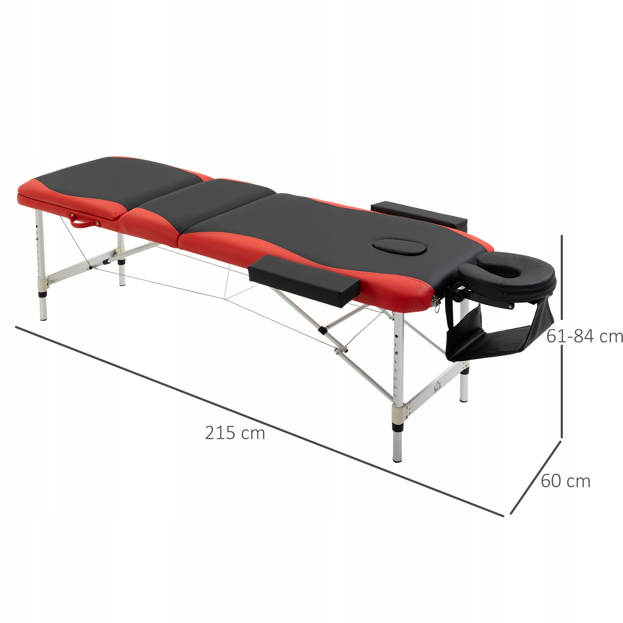 BED REHABILITATION MASSAGE TABLE PORTABLE FOLDING ADJUSTMENT COVER Frame material wood