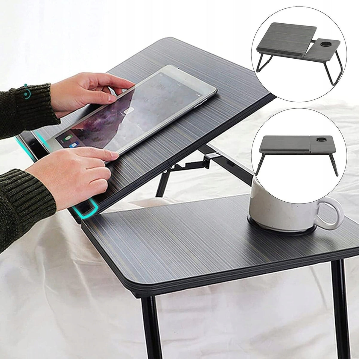BED TRAY, FOLDING LAPTOP TABLE, FOR DESK, LAPTOP STAND Packaging status original