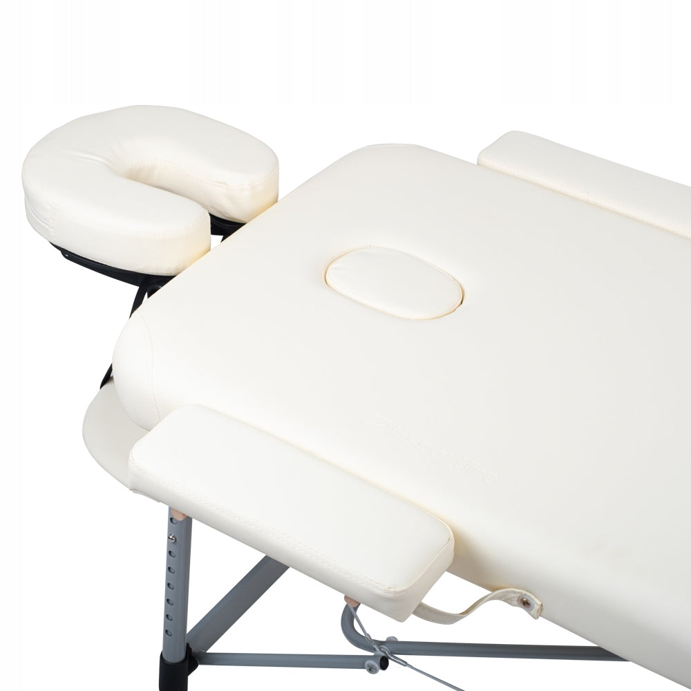 BED massage table inSPORTline MORRANI ALUMINUM FOLDING 250KG cream Frame material aluminum