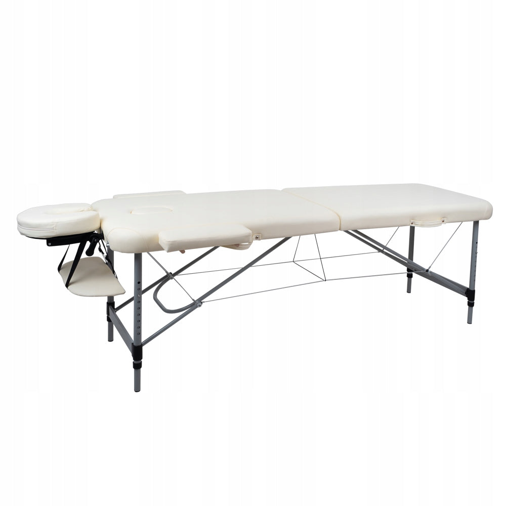 BED massage table inSPORTline MORRANI ALUMINUM FOLDING 250KG cream