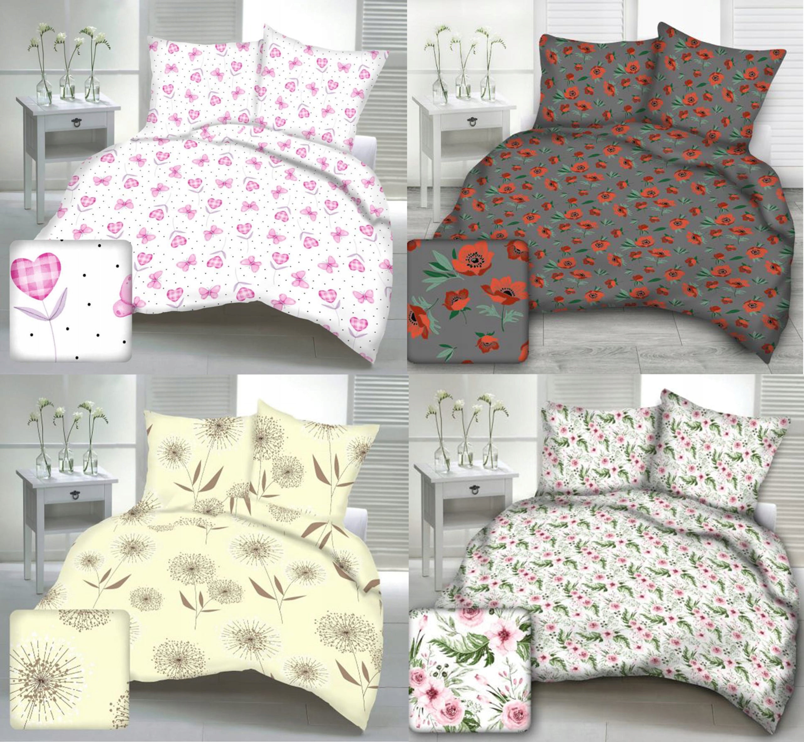 BEDDING 100% COTTON RENFORCE 160x200 + 2 x 70x80 SATIN FINISH Manufacturer code POŚCIEL BAWEŁNIANA 160x200 SATYNOWA