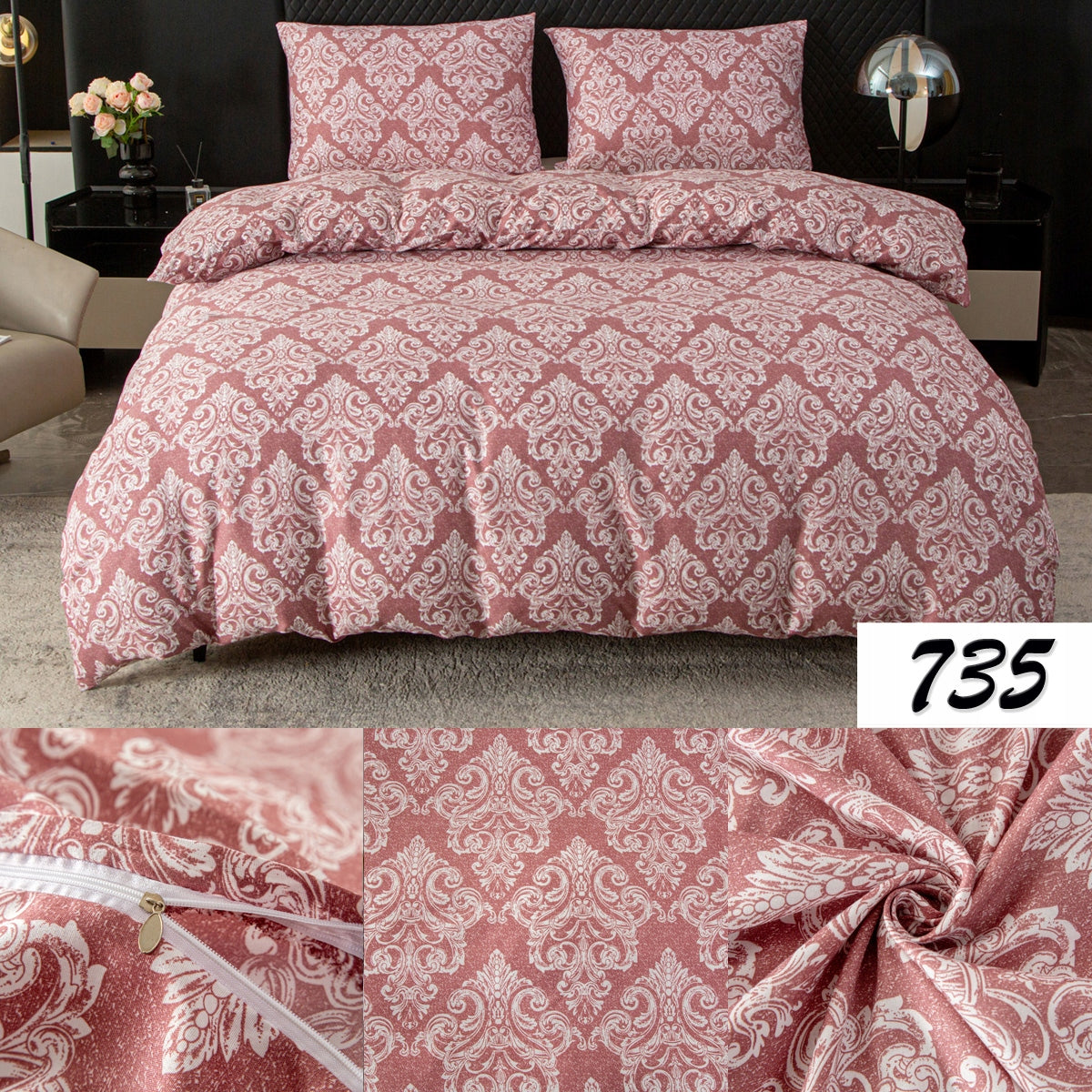 BEDDING 160X200 cm + 2X PILLOWCASES Microfibre BEDDING SET LARGE SELECTION Packaging status original