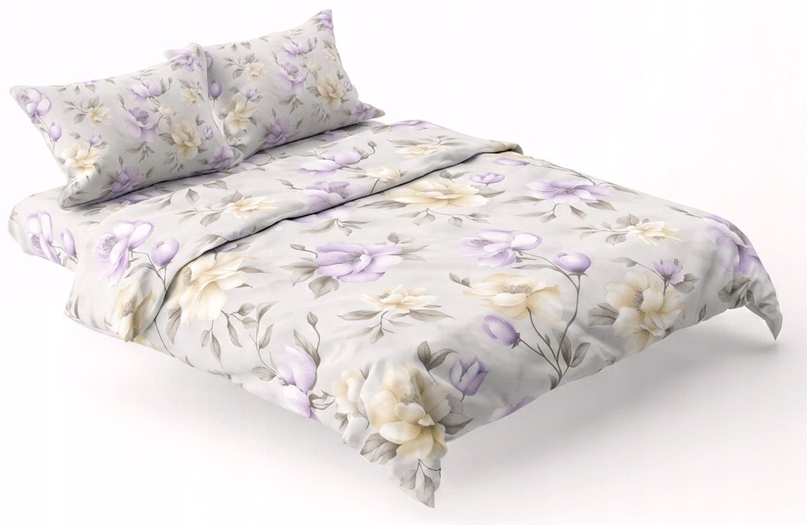 BEDDING 160x200 cm+2x PILLOWCASE 70x80 cm COTTON 100% BEDDING SET Manufacturer code 024810