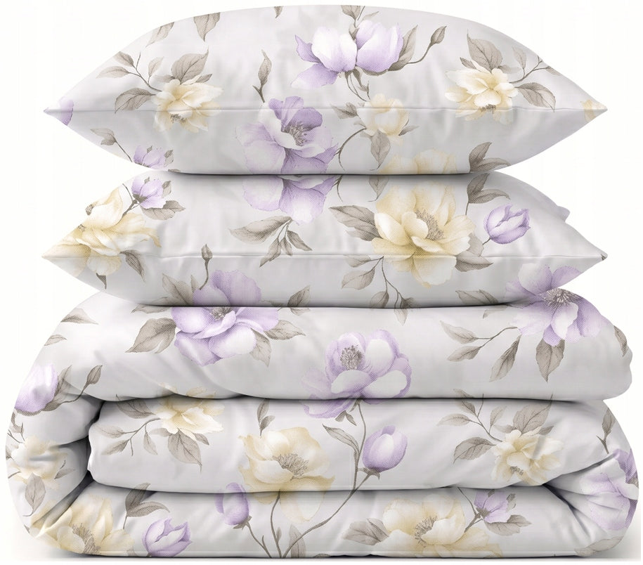 BEDDING 160x200 cm+2x PILLOWCASE 70x80 cm COTTON 100% BEDDING SET