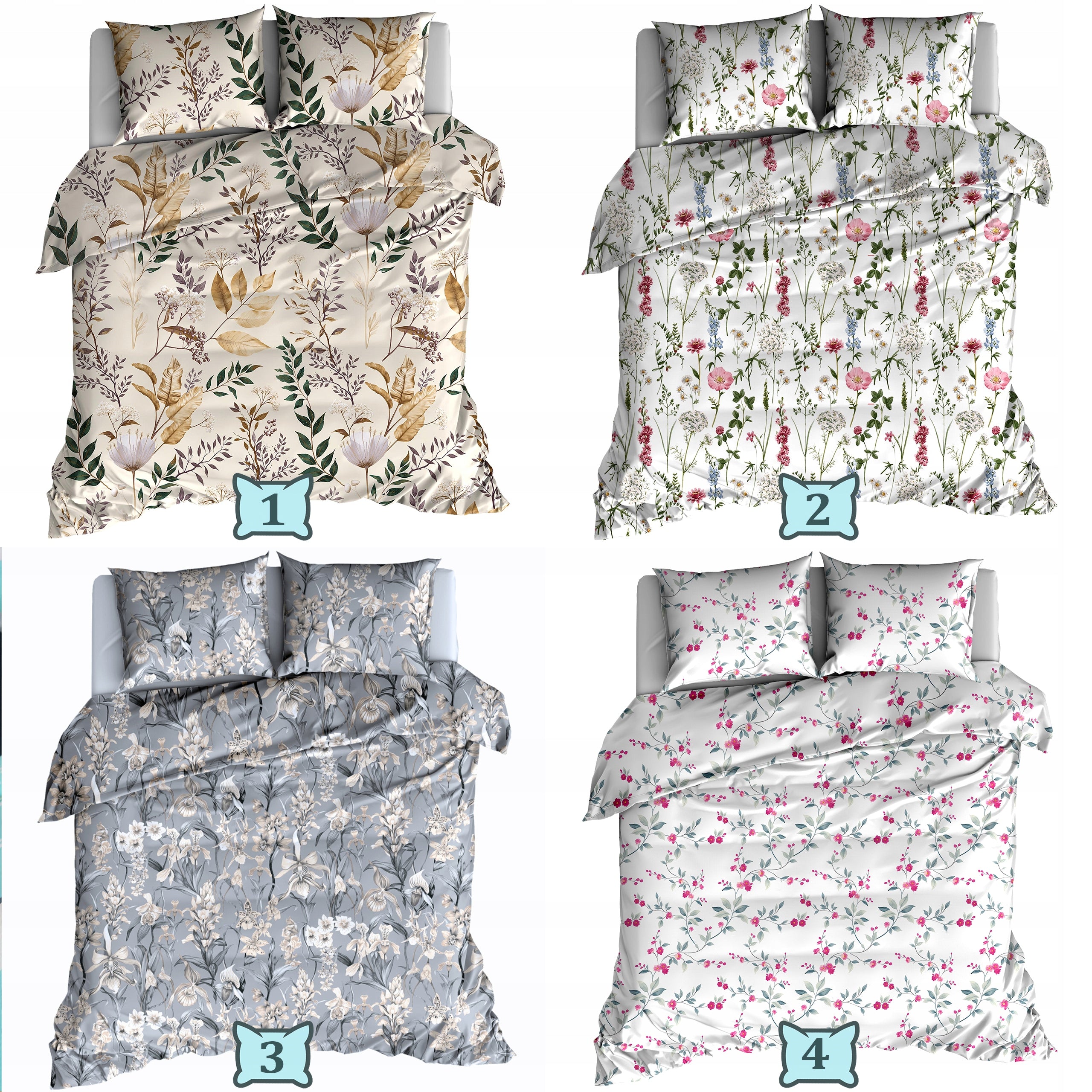 BEDDING 180x200 + 2x70x80 COTTON 100% MANY DESIGNS Made in Poland EL-TEX Manufacturer code 15269