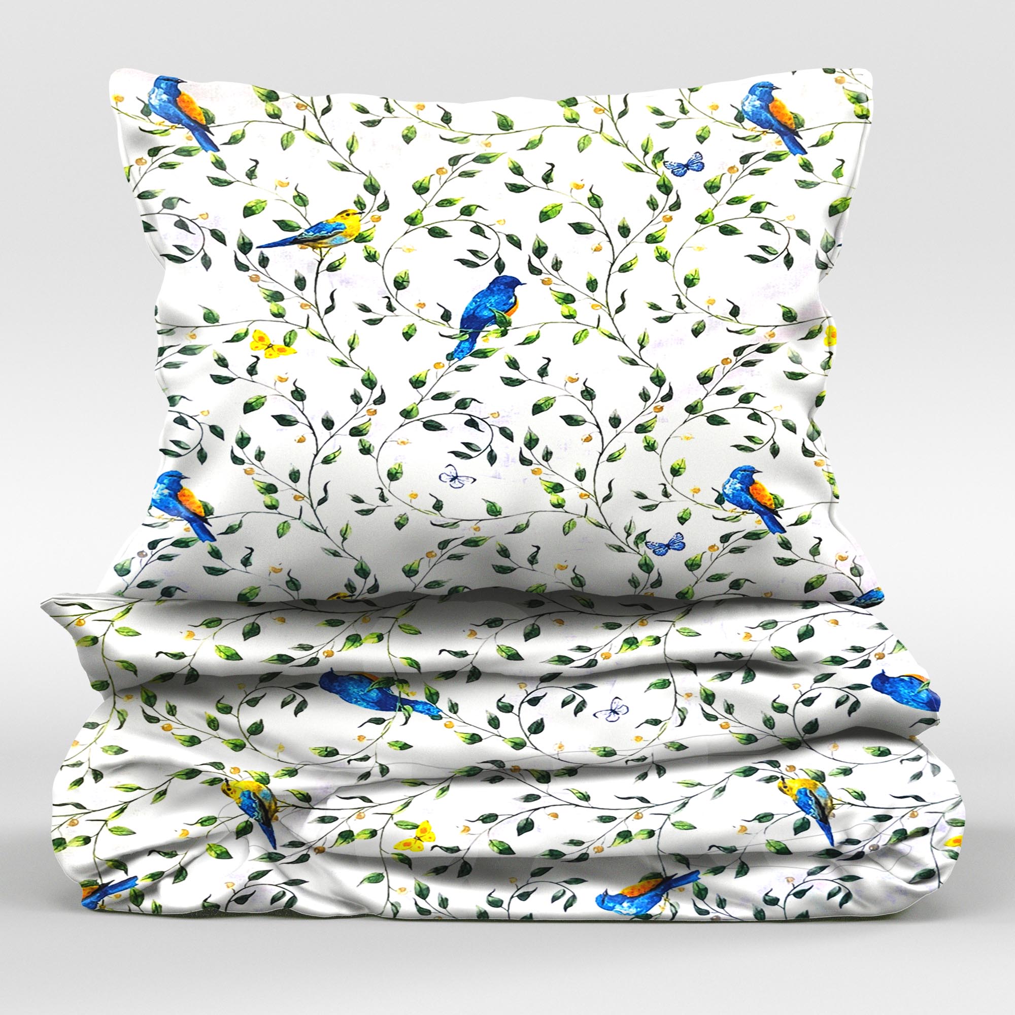 BEDDING 200x200 + 2x70x80 COTTON 100% MANY DESIGNS Made in Poland