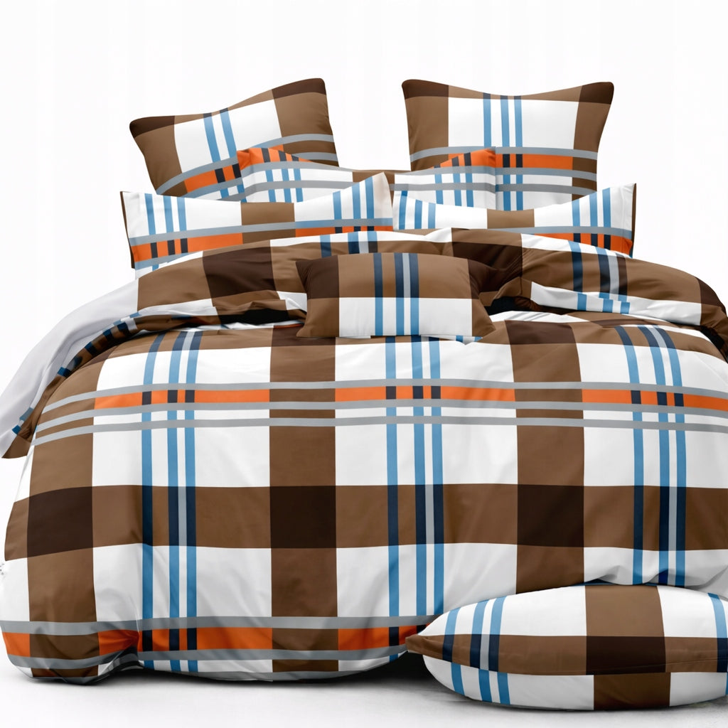 BEDDING 200x220 COTTON BEDDING SET + 2 PILLOWCASES SELECTION OF PATTERNS 3CZ