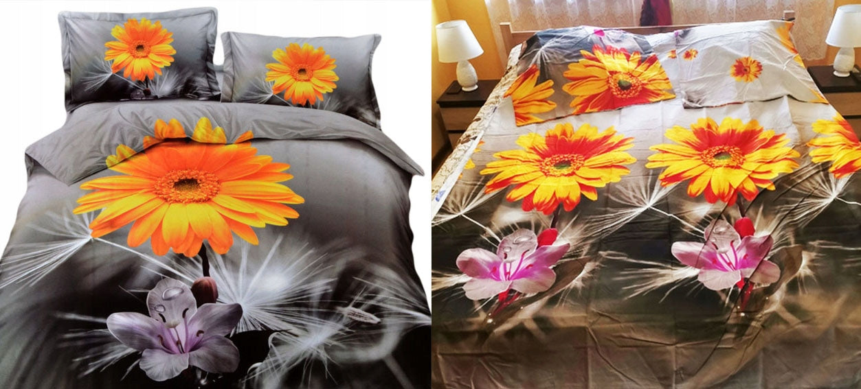 BEDDING 3d200x220 COTTON SATIN 4pcs.NEW DESIGNS Manufacturer code BD-016