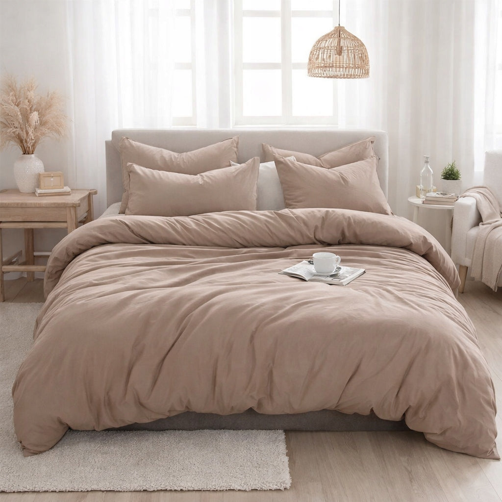 BEDDING Cappuccino 140X200 2 Pillowcases For Every Dimension MANUFACTURER boho Manufacturer code Luksus