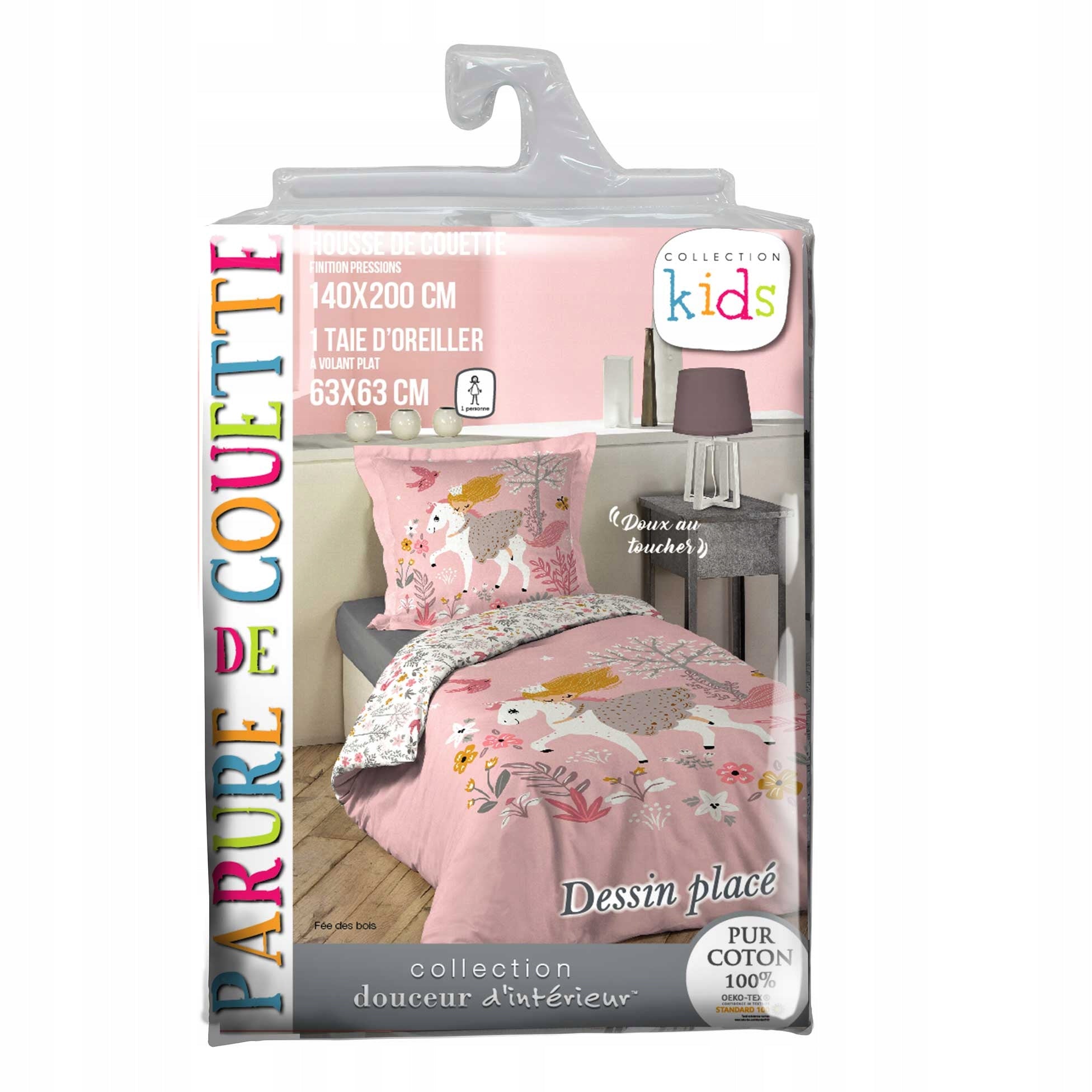BEDDING FOR CHILDREN GIRLS 140x200 COTTON Packaging status original