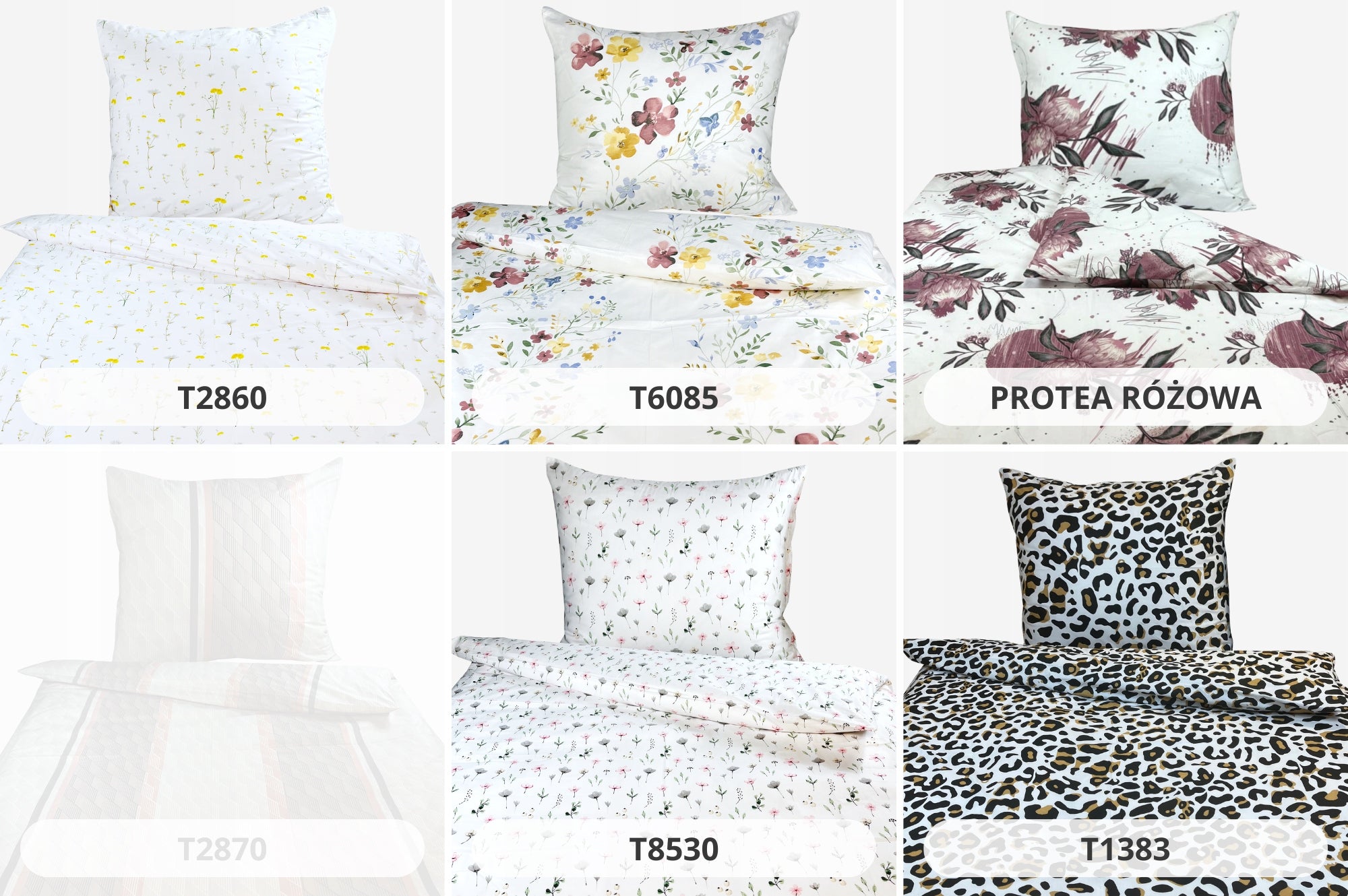 BEDDING SET 140x200 + 70x80 COTTON FOR GIFT COTTON Poland PATTERNS Brand Texdekor