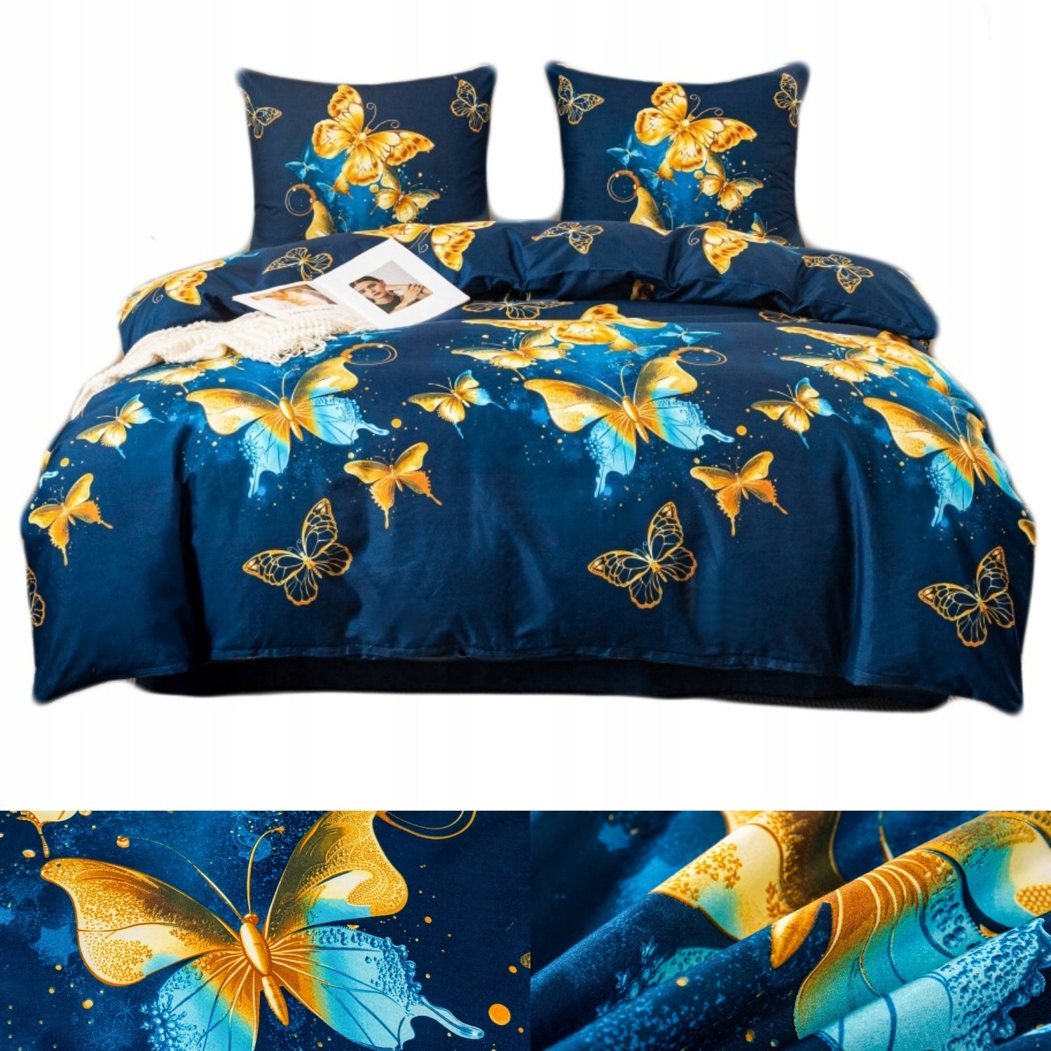 BEDDING SET 160X200 +2 Pillowcases Bedding 160x200 Large Selection
