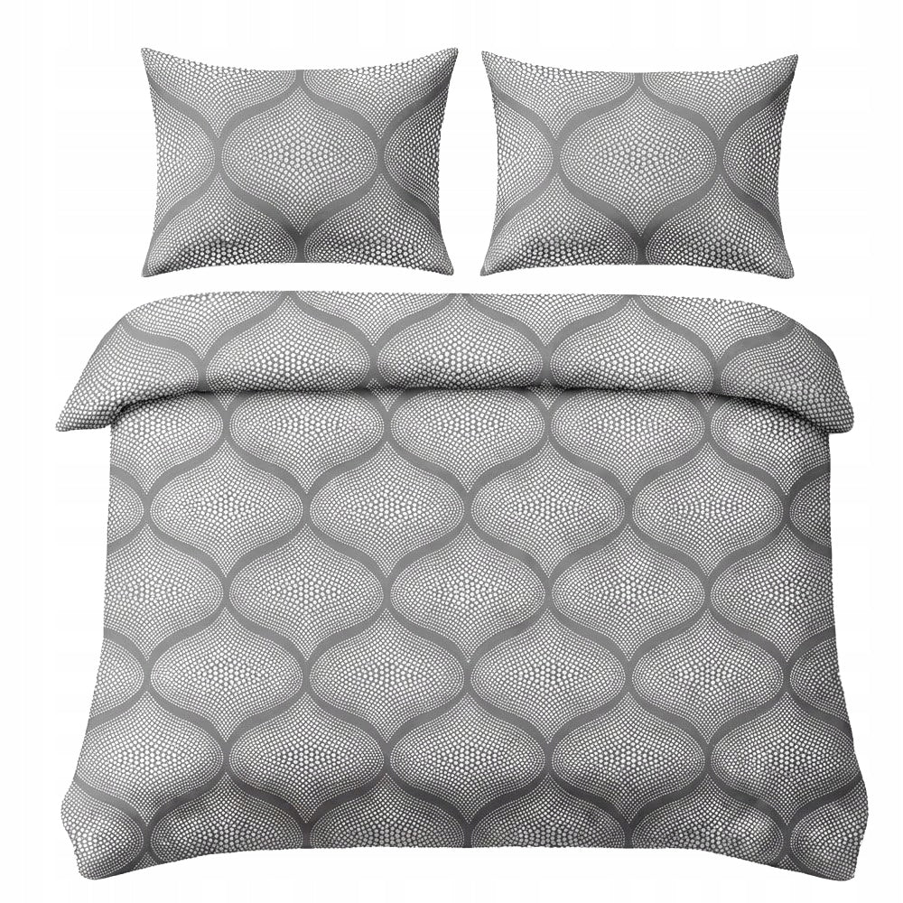 BEDDING SET 160x200 + 2x PILLOWCASE 70x80 SATIN COTTON - VARIOUS DESIGNS