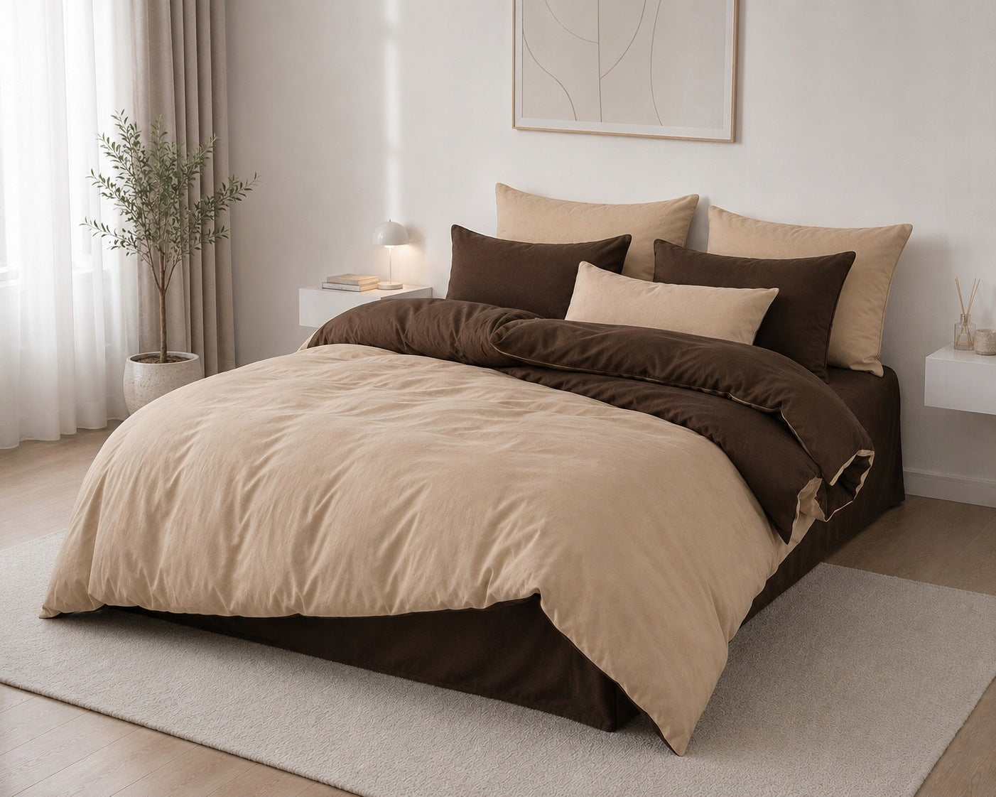 BEDDING SET 200x220 Cotton Bedding Satin Double Sided Large Selection Packaging status original