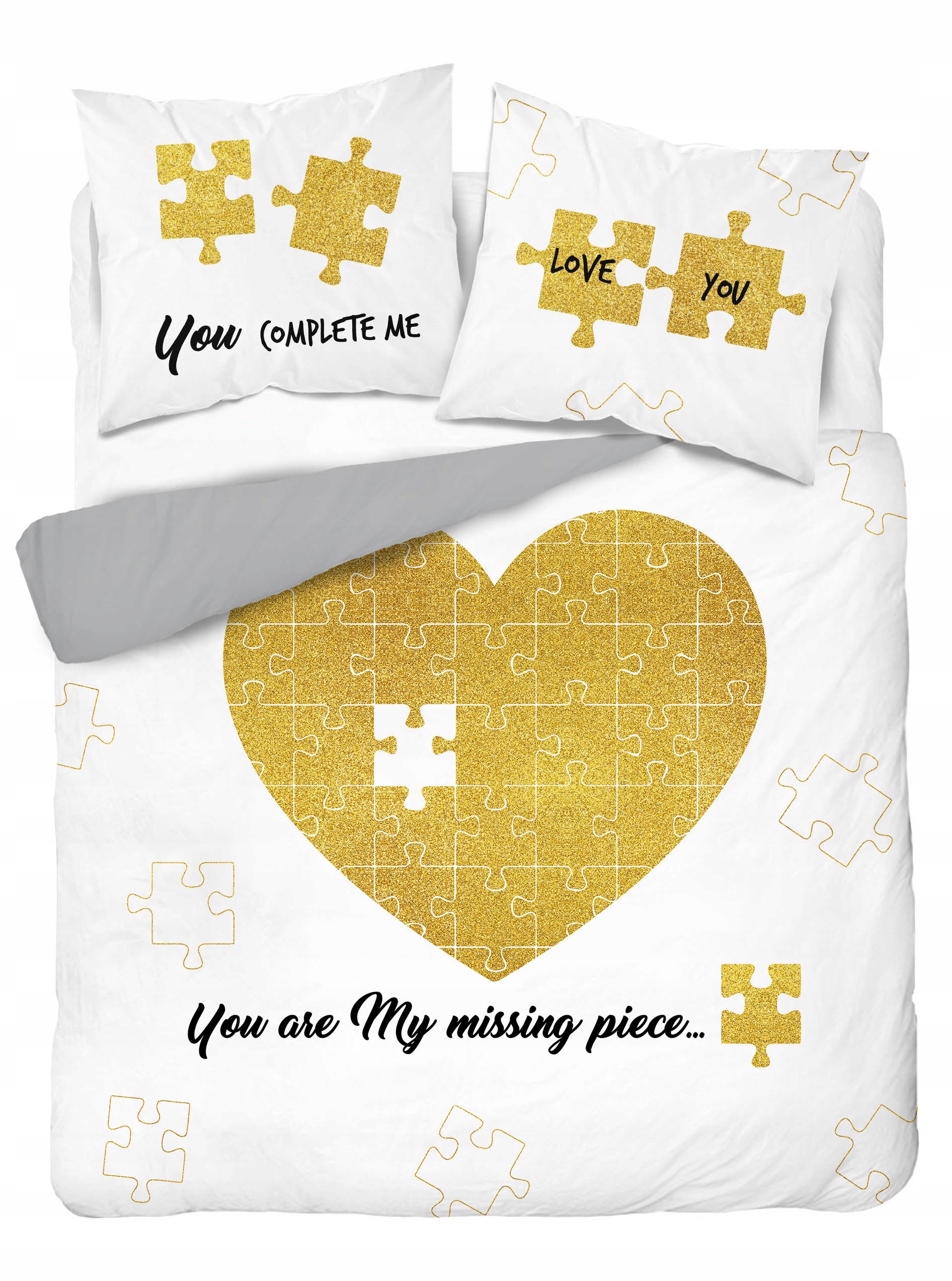 BEDDING SET 200x220 DUTCH BEDDING 100% COTTON VALENTINE'S HEART