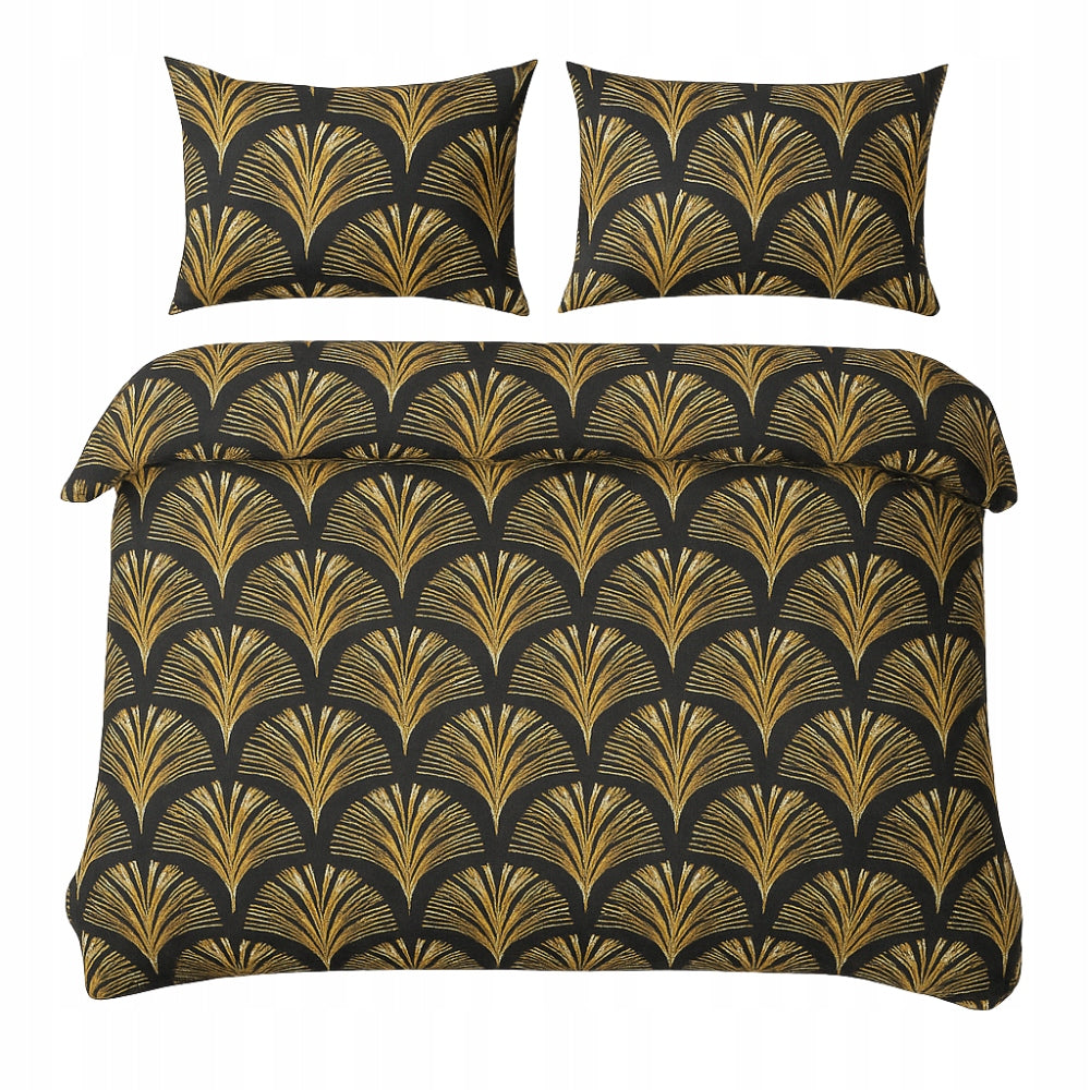 BEDDING SET 220x200 + 2x PILLOWCASE 70x80 SATIN COTTON -