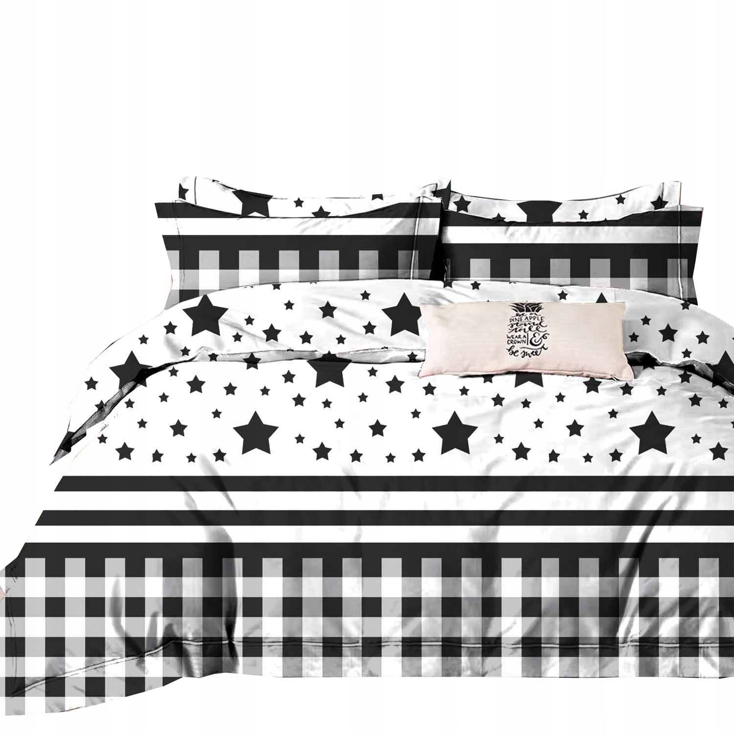BEDDING SET - 3D EFFECT - 200x220 DOUBLE-SIDED PILLOWCASES MODERN DESIGNS