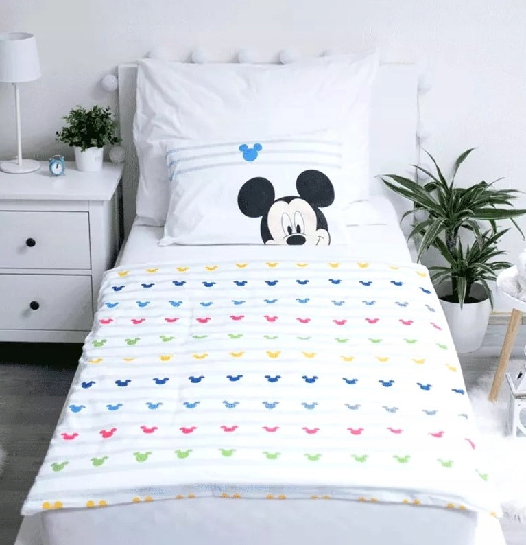 BEDDING SET MICKEY MOUSE COTTON quilt 100x135 pillow 40x60 Manufacturer code 11369