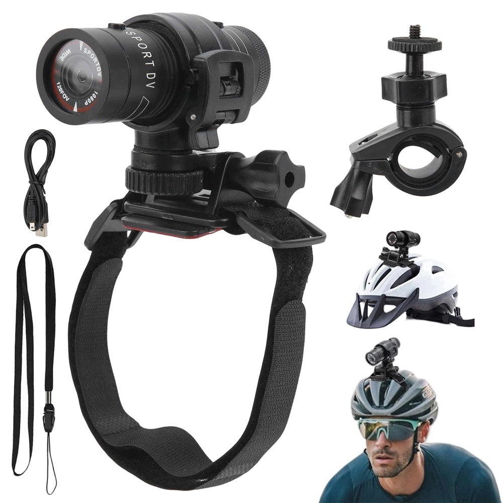 BEDEE Full HD Helmet Camera 1080P 120° 2h With Gift Mount