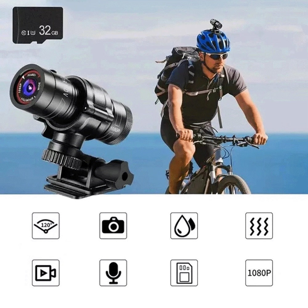 BEDEE Sports Camera For Helmet And Bike 120° 1080P 2h Recording Packaging status original