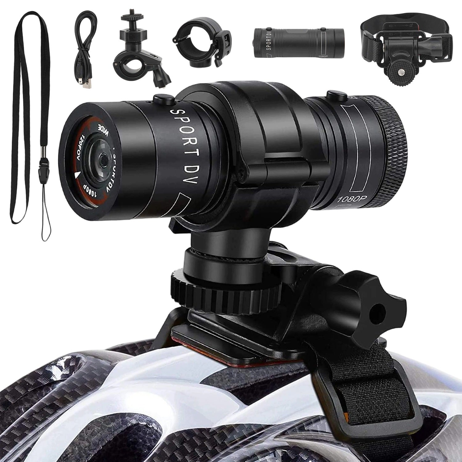 BEDEE Sports Camera For Helmet And Bike 120° 1080P 2h Recording