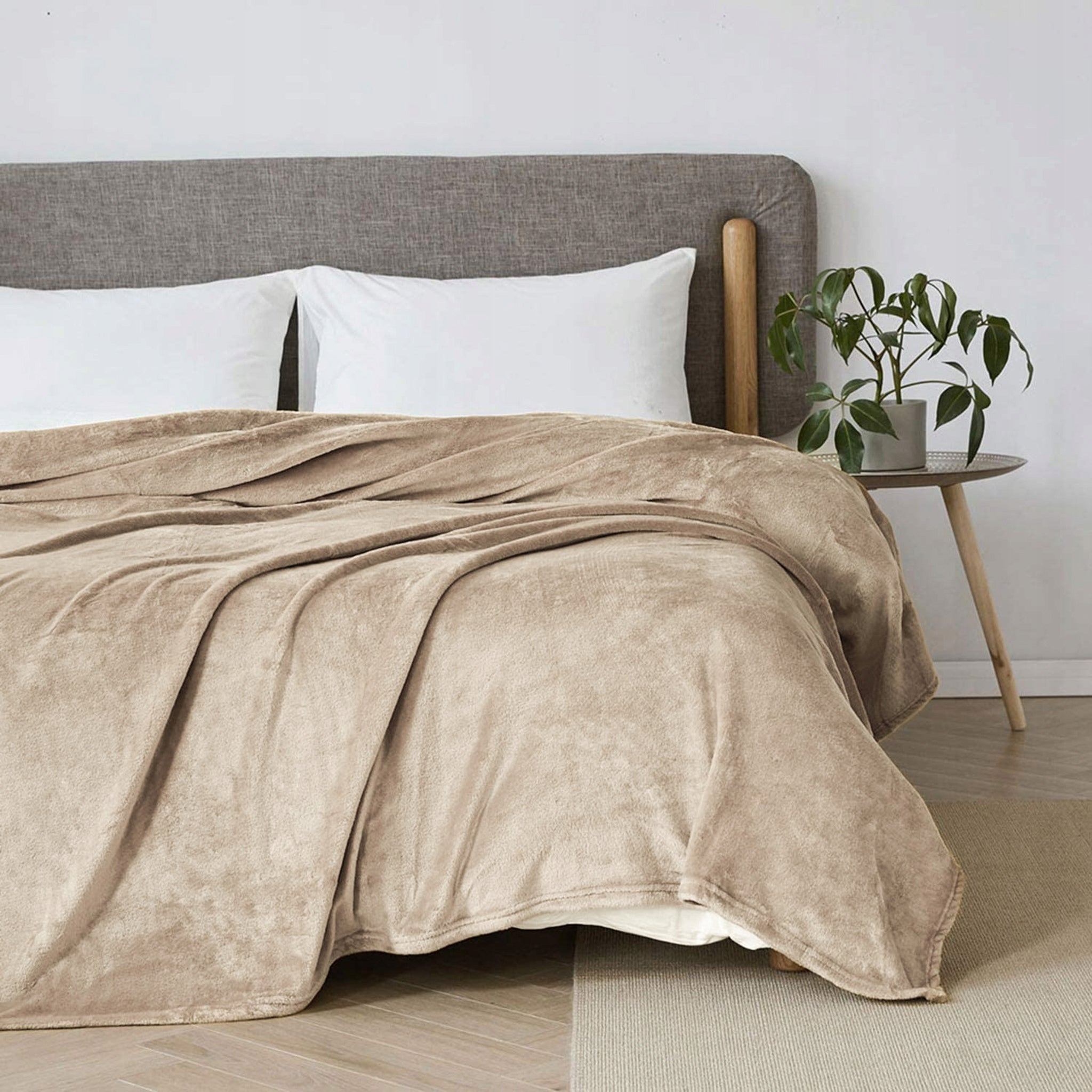 BEDSPREAD BLANKET COUCH SOFT SMOOTH 200x220 COLOR VARIOUS COLORS Length 220 cm