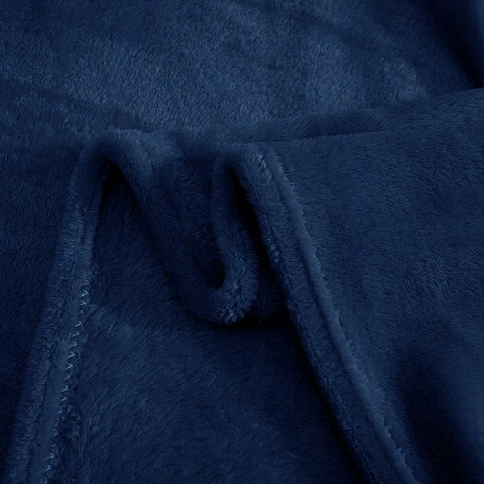 BEDSPREAD BLANKET SMOOTH SOFT 200X220CM NAVY BLUE EAN (GTIN) 5906935805916