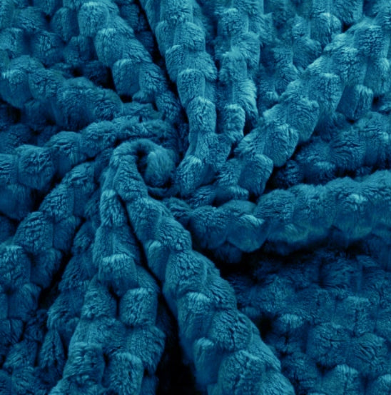BEDSPREAD BLANKET WITH EMBOSSED PATTERN BUBBLE 200x220CM TURQUOISE EAN (GTIN) 5906935802755