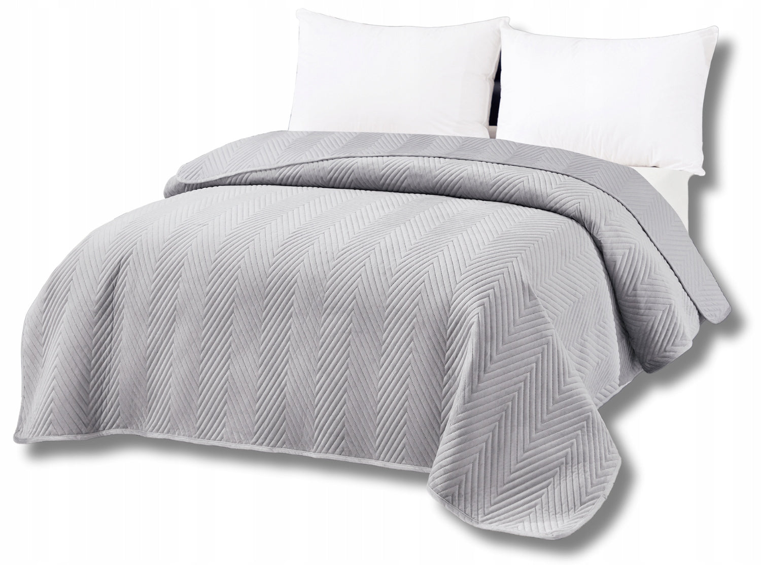 BEDSPREAD CAP 200x220 QUILTED THICK VELVET VELOUR Packaging status original