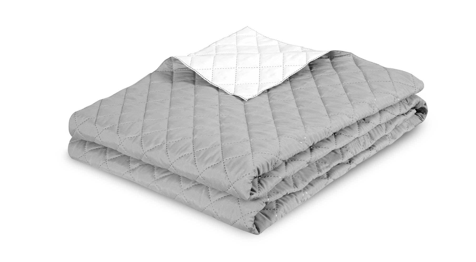 BEDSPREAD COUCH Double Sided Slipper QUILTED Ultrasonic 160X200 PL Manufacturer code Golden dreams narzuta 160 Grey White
