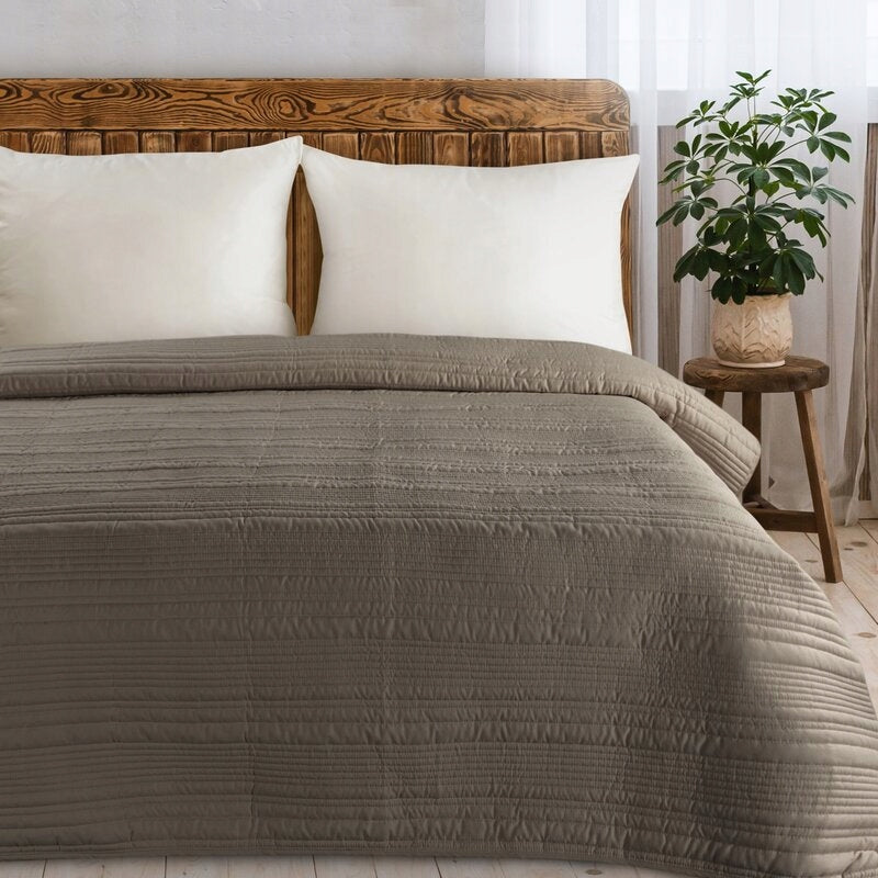 BEDSPREAD KAPA TARA 170X210 BROWN Color brown