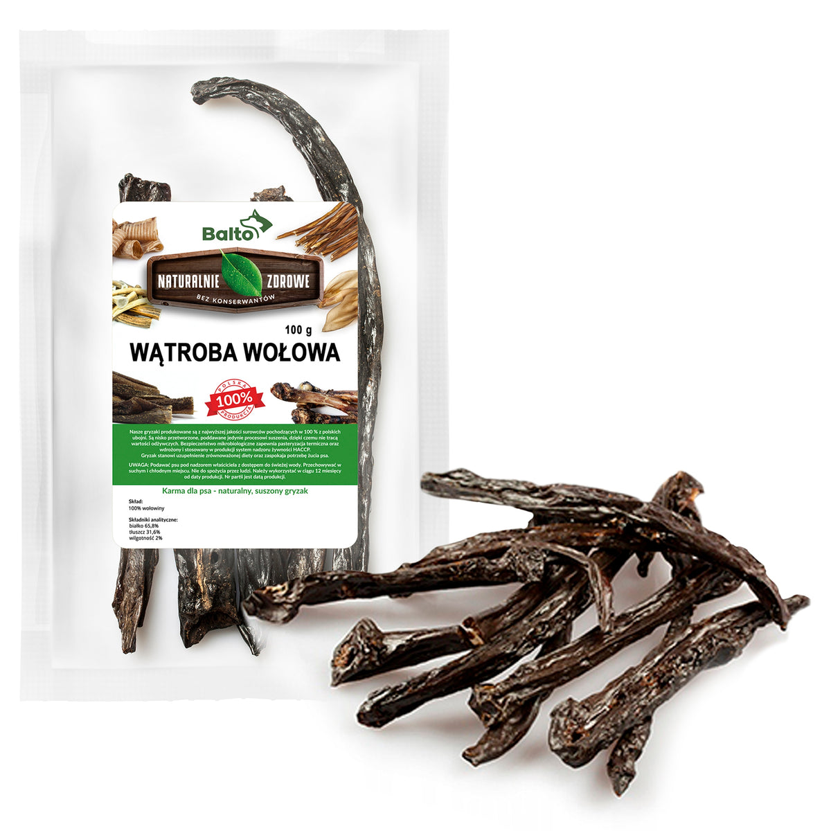 BEEF LIVER FOR DOG DRIED NATURAL DELICACY