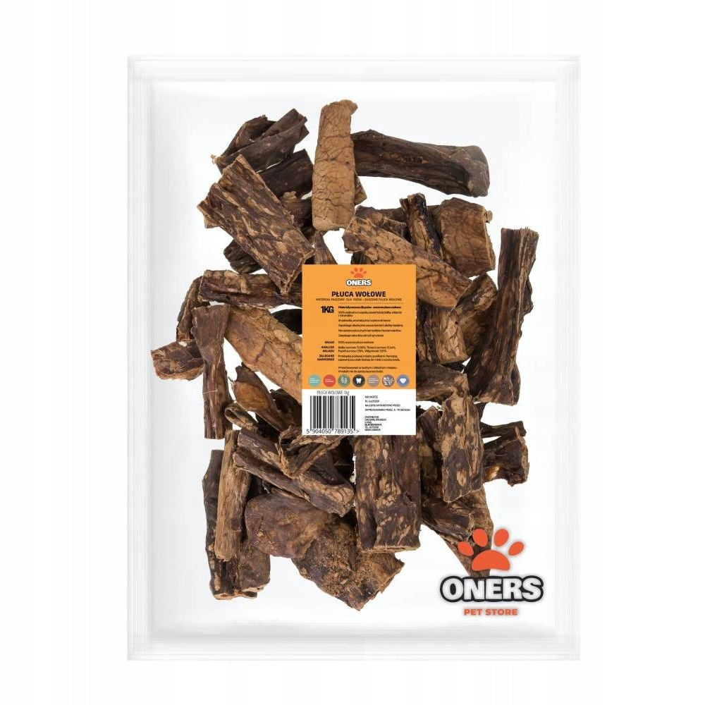 BEEF LUNGS NATURAL teether for Dog 1kg Manufacturer code super dobry przysmak dla psa