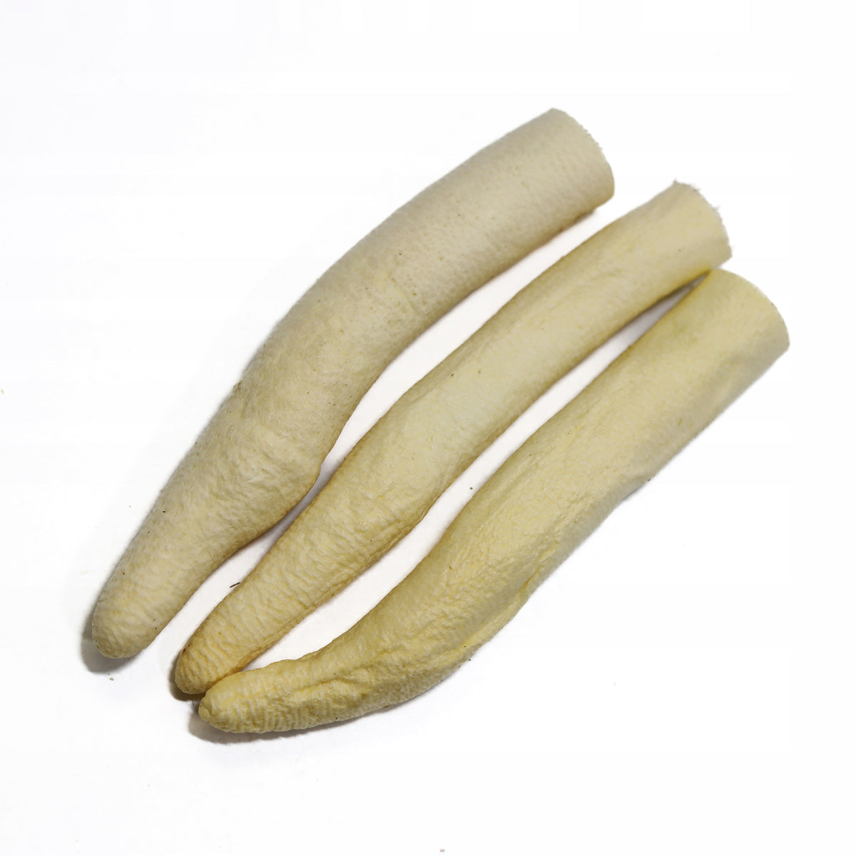 BEEF TAIL WHITE Dog Teether Natural Treat Taste 3pcs Packaging status original